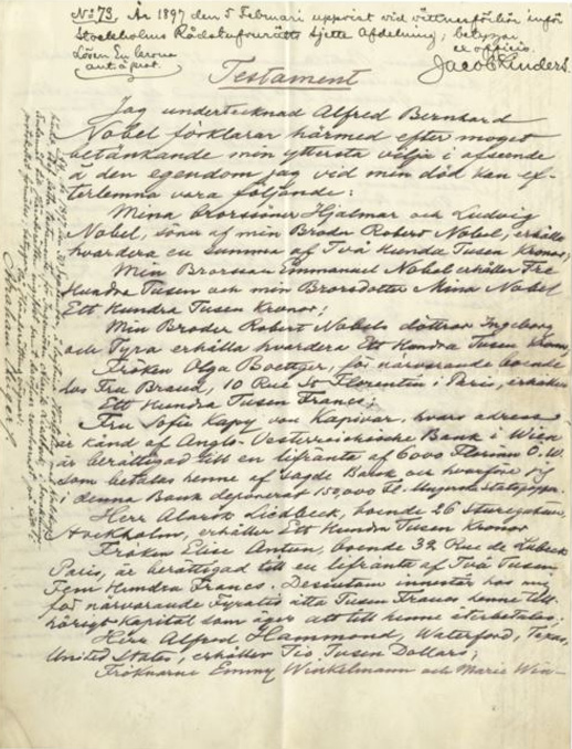 Det förseglade testamentet – Paris 1895
